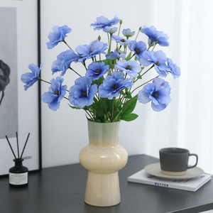 Jade Butterfly Peony Artificial <b>Flower</b> <b>Light</b> Purple Plastic Silk High Simulation Home Decor Wedding Prop - Product Image 1