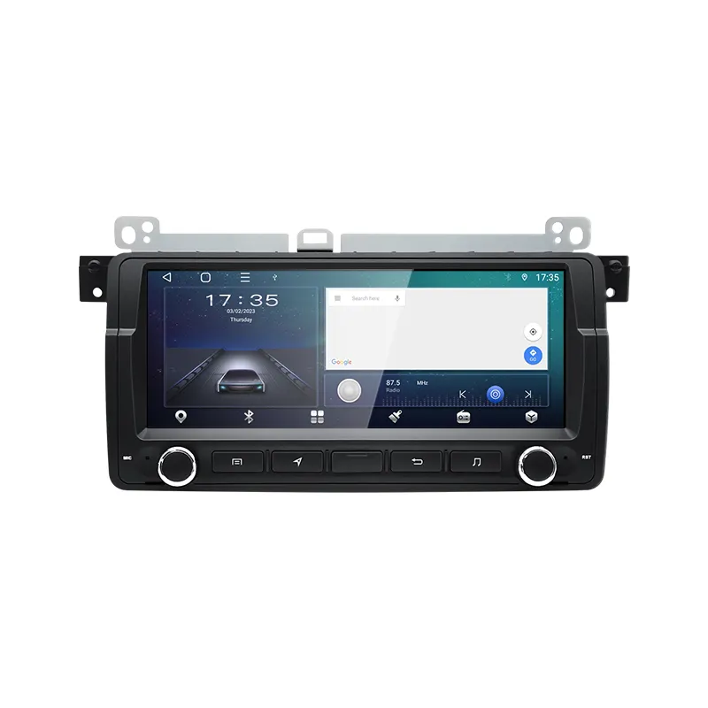 8.8 "Android Auto Carplay Auto Multimedia Video Spelers Radio Bluetooth Gps Navigatie Voor Bmw M3 3Series E46 Rds Muziekscherm