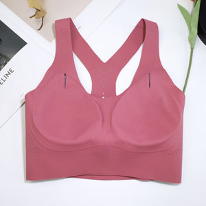 Hochwertiger Mesh Breath Soft Fitness Gelee-BH Große Push-up-Unterstützung <span class=keywords><strong>Sport</strong></span> Nahtlose Dessous Drahtloser BH mit hoher Elastizität - Product Image 5