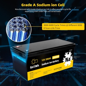 <span class=keywords><strong>Batterie</strong></span> au <span class=keywords><strong>sodium</strong></span>-<span class=keywords><strong>ion</strong></span> GoKWh 12V 200Ah, garantie 5 ans, température de fonctionnement de -40°C à 60°C pour <span class=keywords><strong>camping</strong></span>-<span class=keywords><strong>car</strong></span>, bateau, <span class=keywords><strong>camping</strong></span> et voiture - Product Image 4