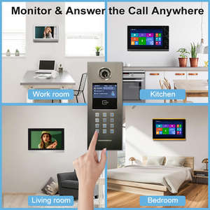 Pantalla táctil Wifi timbre de puerta teléfono Cámara edificio intercomunicador timbres TCP IP multi-apartamentos casa inteligente Cámara timbre - Product Image 4