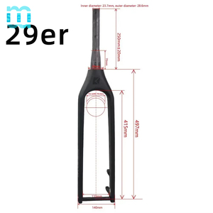 <span class=keywords><strong>Fourche</strong></span> rigide en carbone SeeMore ODM/OEM 27,5/<span class=keywords><strong>29</strong></span> pouces pour VTT, axe traversant <span class=keywords><strong>Boost</strong></span>, <span class=keywords><strong>fourche</strong></span> avant conique à disque, <span class=keywords><strong>fourche</strong></span> avant légère pour XC/Trail - Product Image 4