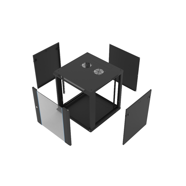 Waterproof Wall-Mount Aluminum 4U 6U 9U 12U 15U 18U 22U 27U Network Cabinet MPO Connector 19-Inch Standard Server Rack