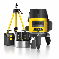 Niveau laser de qualité supérieure, anti-chute, compact, faible consommation d'énergie, réglage facile, pour le positionnement horizontal et vertical