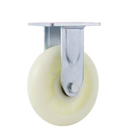 Roulettes universelles LINGTA en polypropylène de 3 pouces, roulettes de chariot à roulement à billes pivotant avec frein, capacité de charge de 100 lb, roue de 92x63 mm