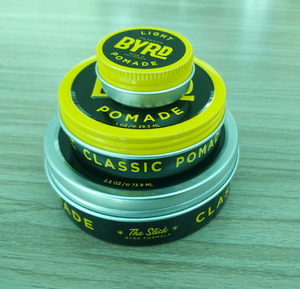 Đồng Bằng Bạc Vòng Mỹ Phẩm Thiếc Mỹ Phẩm Bao Bì Bạc Nhôm Jar Mỹ Phẩm Vòng Nhỏ Hộp Thiếc Tóc Sáp Container - Product Image 3