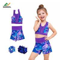 Maßgeschneiderte Cheer-Team-Trainingssets Sublimations-Cheer-Übungskleidung Cheer-Aufwärmkleidung Komplettset