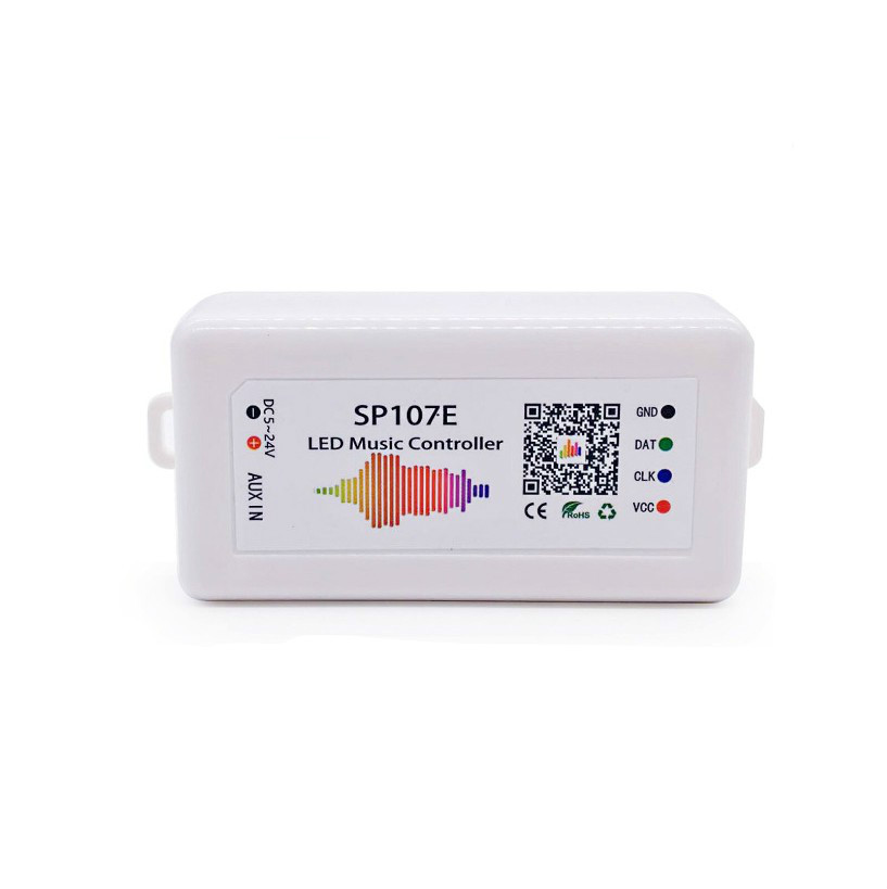 SP107E 18 видов музыкальных светодиодных контроллеров для адресной Пиксельной светодиодной ленты WS2812B SK6812