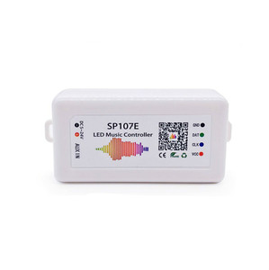 Contrôleur de bandes Led musique avec 18 sortes de LED, pour pixels adressables, WS2812B <span class=keywords><strong>SK6812</strong></span>, SP107E - Product Image 1