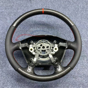 Volante in Pelle e Fibra di Carbonio Personalizzato per Chevrolet <span class=keywords><strong>Corvette</strong></span> C5 1998-2005 - Product Image 4