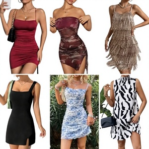 Vestidos Estampados de Verano para Mujer al por Mayor, Estilos Variados, Vestidos Casuales Surtidos, Entrega Aleatoria, Lote al por Mayor - Product Image 1