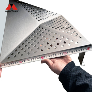 Panneau mural <span class=keywords><strong>en</strong></span> aluminium 3D Alumtimes, panneaux muraux 3D extérieurs, revêtement mural de façade extérieure, panneau métallique décoratif - Product Image 3