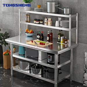 Thép không gỉ Kệ nhà bếp Kệ thép không gỉ cho tấm thép không gỉ giá kệ - Product Image 5