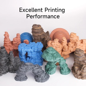 Filamento para Impresora 3D ESUN PLA Rock, 1 kg, Doble Color, Efecto Roca Circular Esmerilada, Bambú, para ESUN - Product Image 5