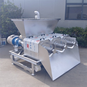 Prensa de tornillo automática para lodos a precio de fábrica, equipo de deshidratación, separador sólido-líquido para tratamiento de aguas residuales - Product Image 4