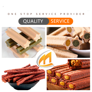 Máquina extrusora de palo de carne de comida para mascotas de doble tornillo para masticar bocadillos con componentes de núcleo de engranaje para dueños de mascotas - Product Image 6