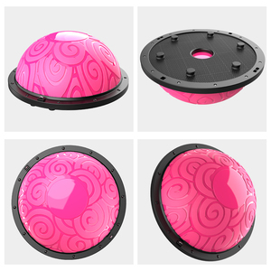 PVC <span class=keywords><strong>gym</strong></span> équipement d'exercice Intérieur <span class=keywords><strong>Pilates</strong></span> ballon de fitness demi-58 cm équilibre balle de yoga - Product Image 3