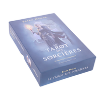 Cartes de tarot personnalisées, déesses de la lune françaises élégantes, impression d'oracle amusant, astrologie, cartes de tarot avec instructions détaillées