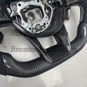 Volant en cuir perforé et fibre de carbone populaire pour Mercedes Benz GLC GLC63 AMG - Product Image 5