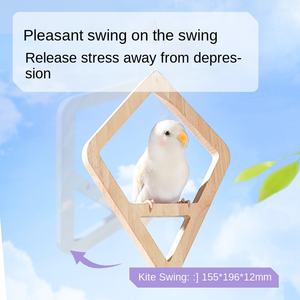 Giocattoli pappagallo giocattoli per uccelli <span class=keywords><strong>Pet</strong></span> uccelli appesi altalena pappagallo forniture per uccelli - Product Image 4