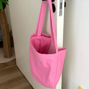 Ruime katoenen tas met aangepaste logo-borduring, extra grote canvas tas - Product Image 4