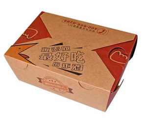 Custom Design Recyclable Packaging Take Away Disposable Paper Cake Fried Chicken Food Packaging Box