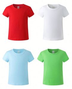 180gsm 100% Cotton Silk Screen Printed Custom Logo O-Neck Short Sleeve Regular Fit Men's T-Shirt Blanks - Product Image 3