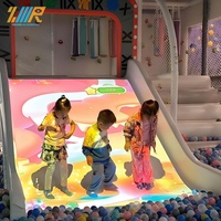 Toboggan interactif d'intérieur avec projecteur pour enfants, équipement de parc d'attractions, projection interactive