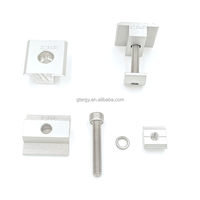 Pinces de fixation de panneau solaire en aluminium Support de montage de toit solaire Accessoires Pinces pour panneaux solaires 30 Mm 35 Mm Pince de rail solaire