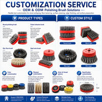 Vente en gros 24 # -800 #   Brosse abrasive, outils de polissage sur mesure, tampon de polissage de précision, outil diamanté industriel durable et polyvalent