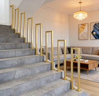 Rampe d'escalier en fer forgé en forme de U, pour intérieur et extérieur, main courante murale ou au sol, clôture de sécurité pour balcon et hôtel, tailles personnalisables