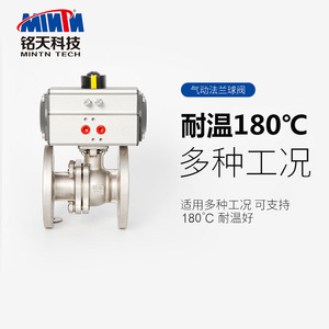 Vanne à boisseau sphérique pneumatique en acier inoxydable 1 pouce pour le contrôle de l'eau avec fonction réglable et conception isolée - Product Image 2