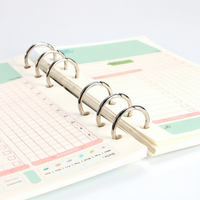 Metall 3-Ring-Binderinge 20mm 30mm Loseblatt-Kalenderringe für DIY Notizbücher & Planer (Silber/Gold Anpassbar)