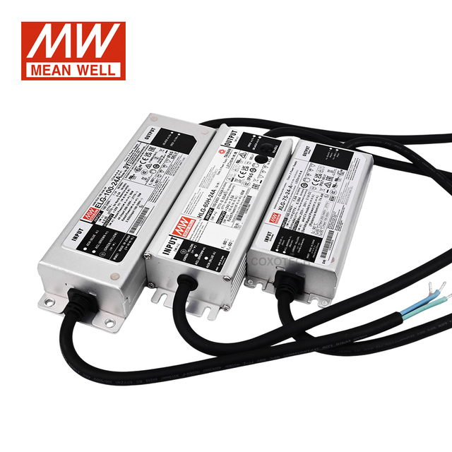 MEANWELL LED Driver HLG XLG Series 12V 24V 300W 400W IP65 Waterproof Dimmable Constant Power Metal Case 5 Years Warranty