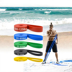 Bandas de Resistencia DEEP FITNESS con Logotipo Personalizado, 208 cm, de Goma, Ecológicas, Duraderas, Antideslizantes, Elásticas, Cómodas, Portátiles, para Ejercicios Intensos - Product Image 3