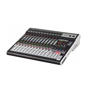 Console de mixage audio ST-16P 16 canaux Console de mixage sonore portable Interface USB Moniteur fantôme Enregistrement audio