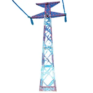 30m亜鉛メッキ鉄管状115kV138kV161kV230kVVoltage Transmission Electric Line Steel Pole Tower