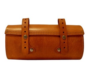 Durable Timeless Leather <b>Pouch</b> Handmade With Precision Craftsmanship Versatile Everyday Carry Accessory With Rich Tan Leather - Product Image 3