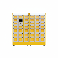 Casillero de Venta Inteligente Linqu, Autoservicio sin Personal, Código QR, Tarjeta RFID, Cerradura Electrónica, Acero Resistente a la Oxidación, Personalizable OEM/ODM