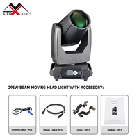 Nouveau modèle lumière de scène Sharpy 295W Lyre Beam éclairage d'effet de scène à tête mobile avec télécommande pour spectacle disco dj