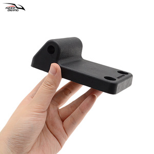 Keep Diving Downrigger Mount <b>Bracket</b> KD-8021-1023 Bolt-On Black <b>Plastic</b> Boat Fishing - Product Image 3