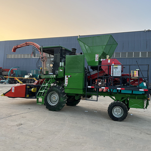 Hoàn toàn tự động ủ chua thu hoạch máy tự hành ủ chua thu hoạch và đóng gói tích hợp máy gặt đập - Product Image 3