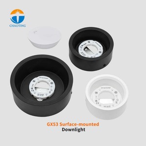 Luminaire décoratif encastré en surface, luminaire encastré LED, plafonnier encastré en fer <span class=keywords><strong>IP44</strong></span> 3000K 4000K 6000K <span class=keywords><strong>GX53</strong></span> - Product Image 5