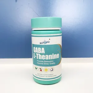 Hot sales Natural Healthy GABA L-Theanine Tablet Capsule to protect brain nerve and promote sleep