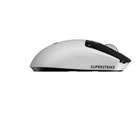 Souris de jeu sans fil ergonomique PRO X2 SUPERSTRIKE avec retour haptique, 6 niveaux d'intensité, capteur de déclenchement HITS, 5 boutons