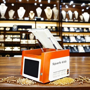 Máy phân tích Vàng xrf dễ dàng xử lý cho thợ kim hoàn tia lửa 650 Máy kiểm tra độ tinh khiết Vàng xrf - Product Image 5