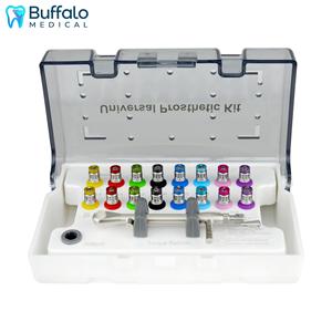 Kit di Strumenti Manuali in Acciaio Inossidabile per Restauro Implantare Dentale, <span class=keywords><strong>Set</strong></span> di Cacciaviti Chirurgici Orali per Sistema Dentale Universale - Product Image 1