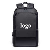 Mochila para Portátil de 15 Pulgadas para Hombre con Logotipo Personalizado, Apta para Viajes de Negocios y Ocio, Resistente al Agua, Moderna, para Viajes Diarios