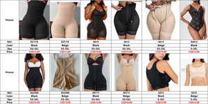 Faja Post-Operatoria a Compressione per Donna, Colore Pelle, Tinta Unita, Supporto Medio, Vendita all'Ingrosso - Product Image 3