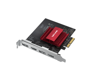 Debut global <span class=keywords><strong>DisplayLink</strong></span> PCIe A <span class=keywords><strong>Adaptador</strong></span> de pantalla DP HDMI <span class=keywords><strong>Adaptador</strong></span> de pantalla cuádruple DL7400 4K 60Hz <span class=keywords><strong>Adaptador</strong></span> de pantalla - Product Image 1